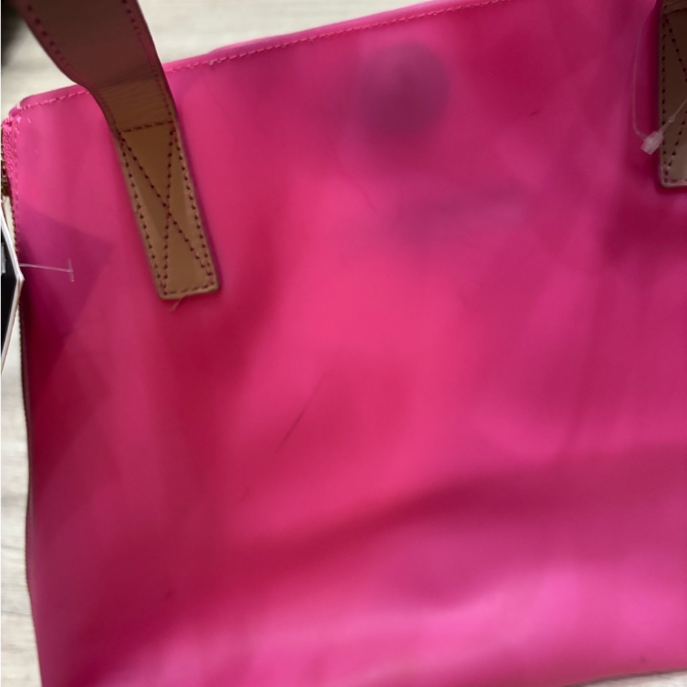 Juicy Couture Hot Pink and Beige Tote Bag - Picture 7 of 9